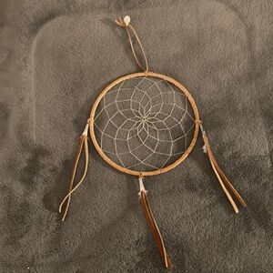 Tan Dreamcatcher with Leather Straps